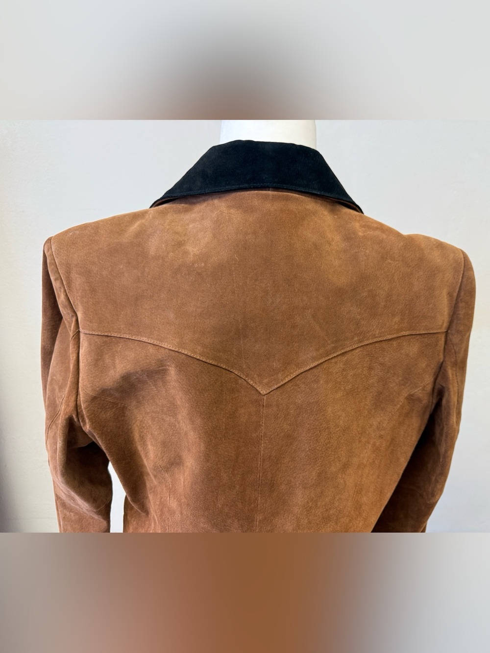 Vintage Cripple Creek Genuine Leather Suede Western Blazer Jacket Women’s M Brow - Picture 15 of 17
